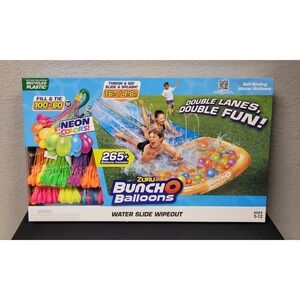 Zuru BunchO Balloons Double Lane Water Slide Wipeout Combo Pack